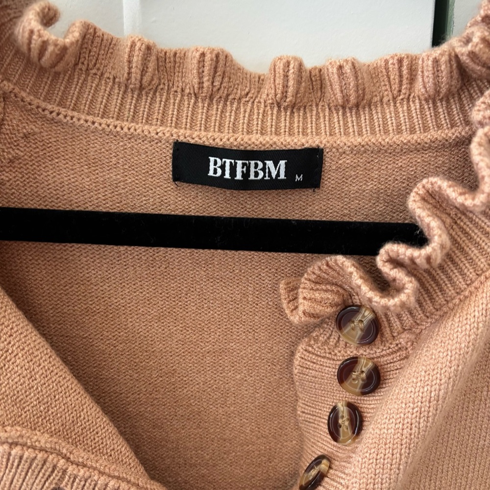 BTFBM Ruffle Edge Sweater - Picture 4 of 5
